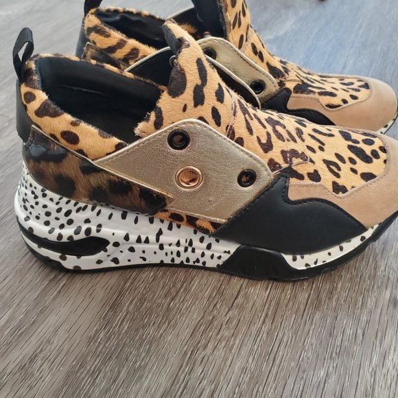 Steve Madden Shoes - Steve Madden Cliff Animal Print Sneakers